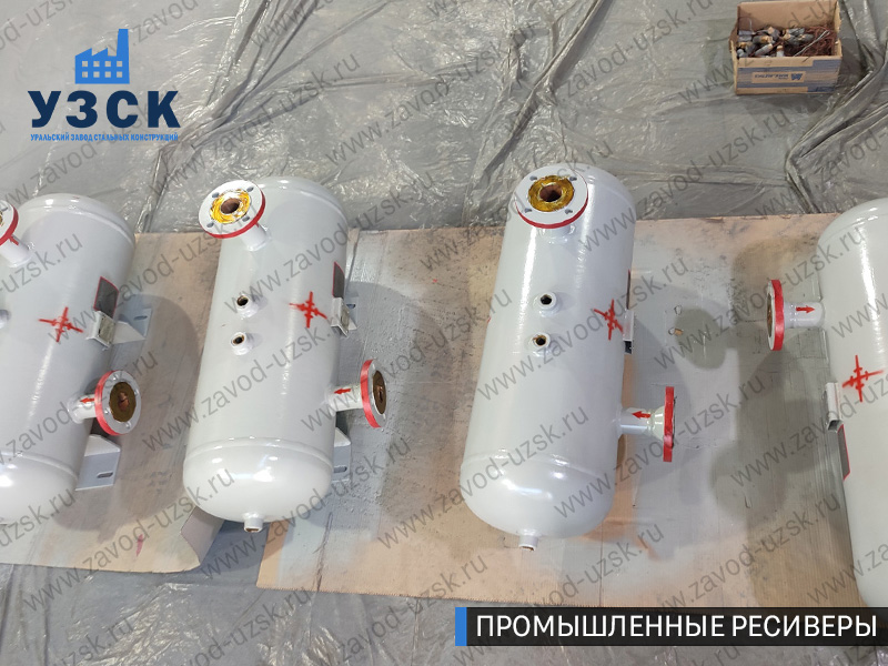 фотография емкостных ресиверов газа Октябрьский