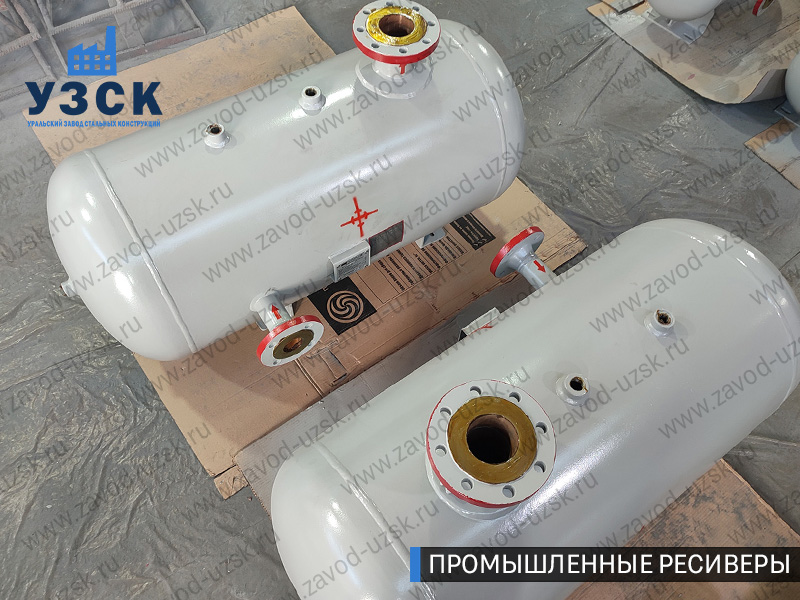 фотография промышленных ресиверовдля газа Октябрьский